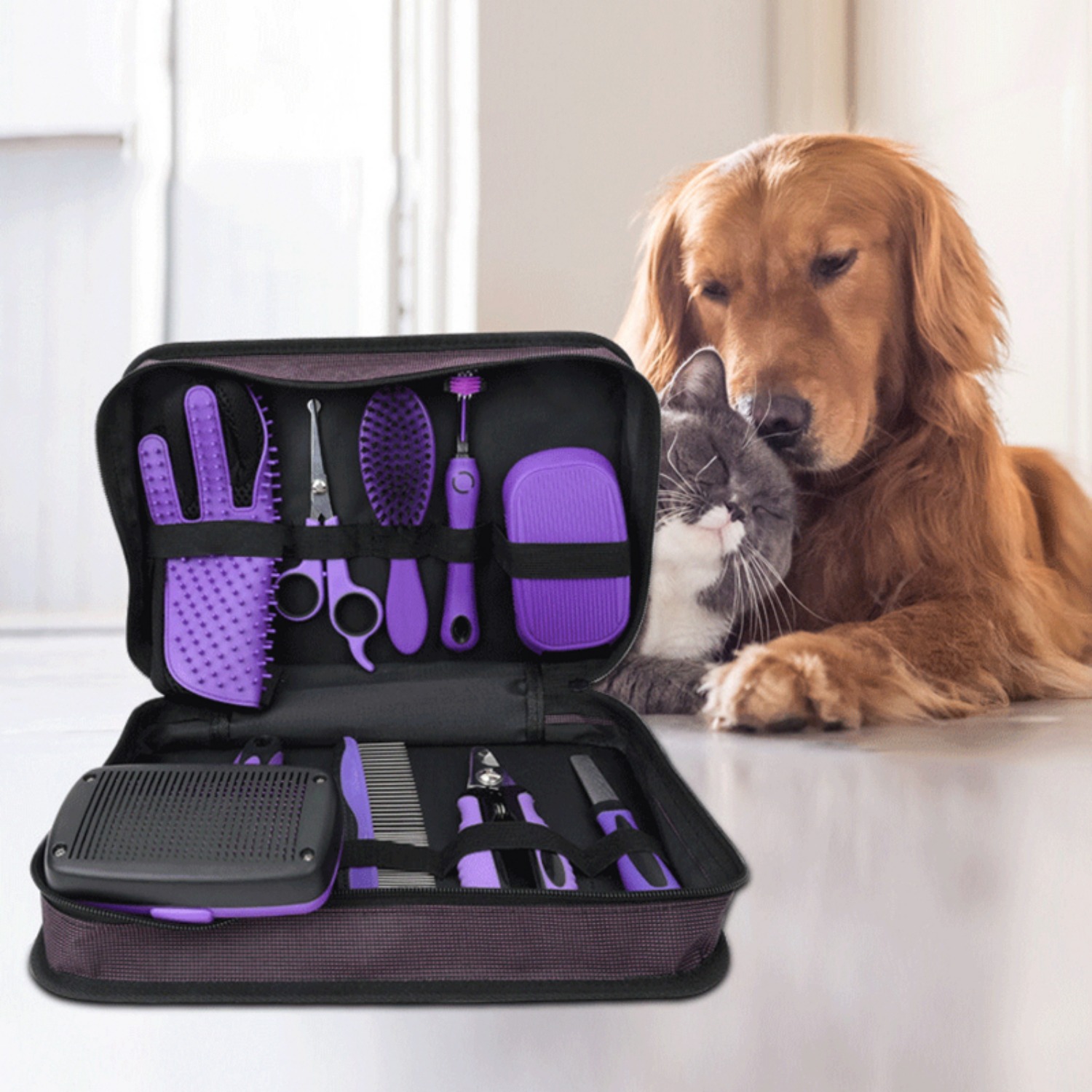 Dog Grooming Clippers - Ensemble complet de toilettage pour animaux