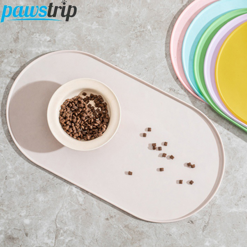 Pet Supplies Vending Machine - Tapis d'alimentation ovale pour animaux de